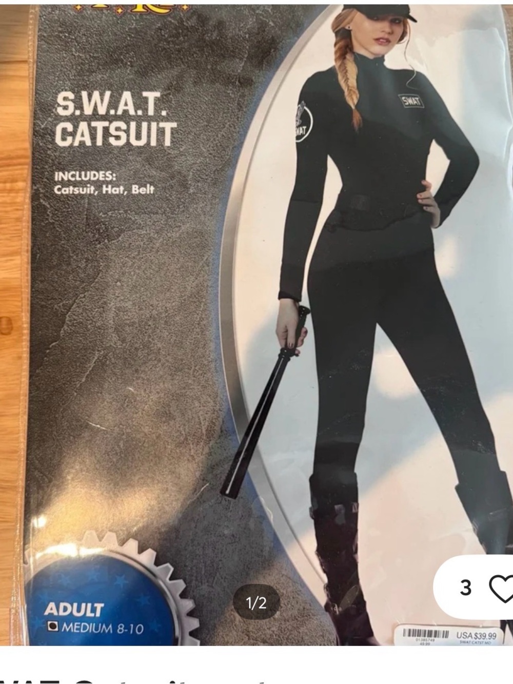 Spirit S.W.A.T. Catsuit in Black